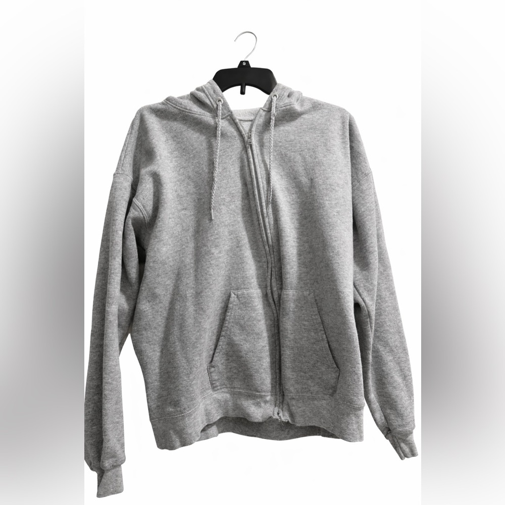 Hanes Gray Zip-Up Hoodie
